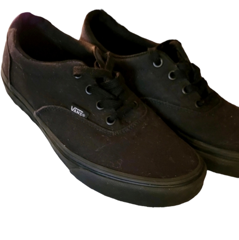 Vans Black Women's 8.5 "Era" Sneaker Shoes Lace Up Excellent Cond